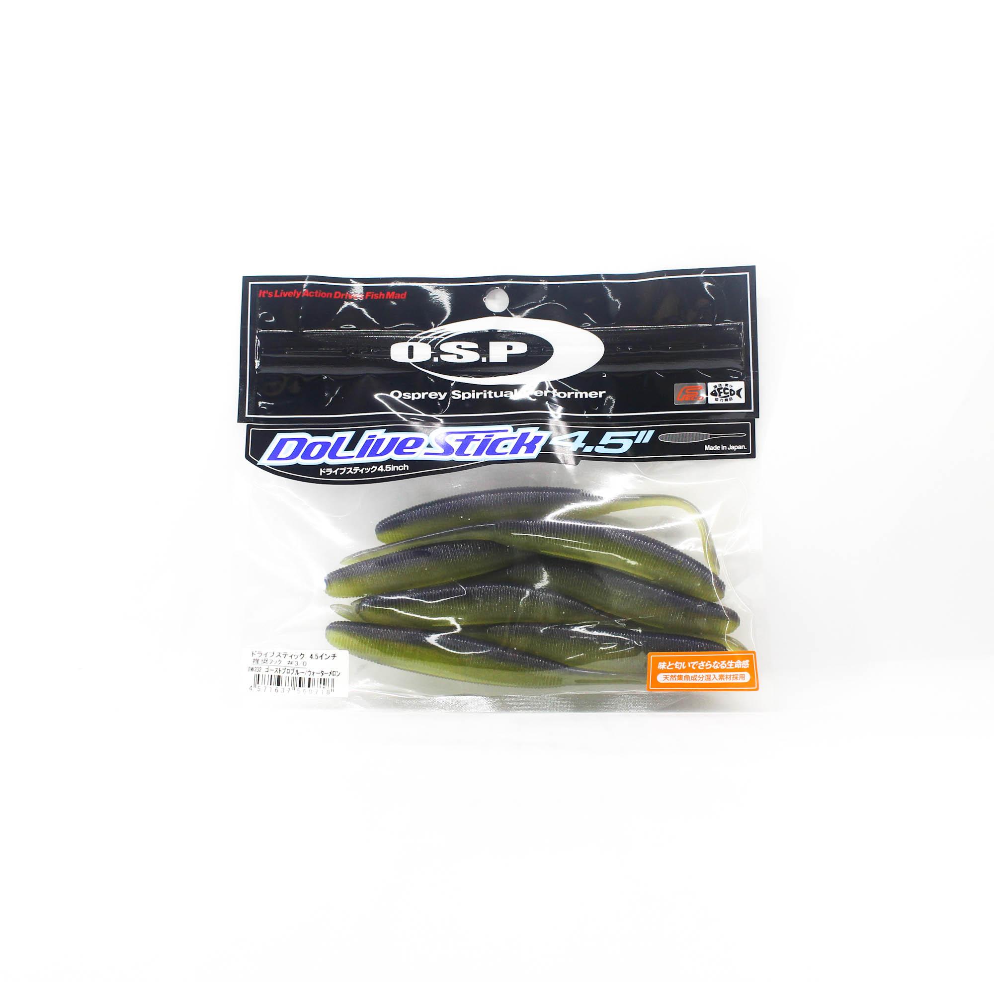 OSP Soft Lure Dolive Stick 4.5 Inches TW-232 (0718)
OSP Soft Lure Dolive Stick 4.5 Inches TW-232 (0718)