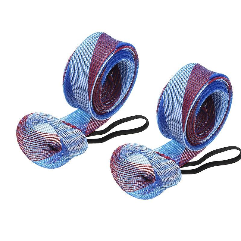 PATIKIL 67 rod sock 2pcs fishing rod sleeve covers Braided mesh pole protector gloves spinning rod fly rod ice rod for casting rod blue white red
PATIKIL 67 rod sock 2pcs fishing rod sleeve covers Braided mesh pole protector gloves spinning rod fly rod ice rod for casting rod blue white red