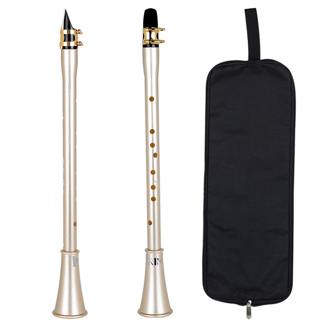 IRIN B-flat Mini Clarinet ABS Beginner Pocket Wind Instrument золотий
IRIN B-flat Mini Clarinet ABS Beginner Pocket Wind Instrument золотий