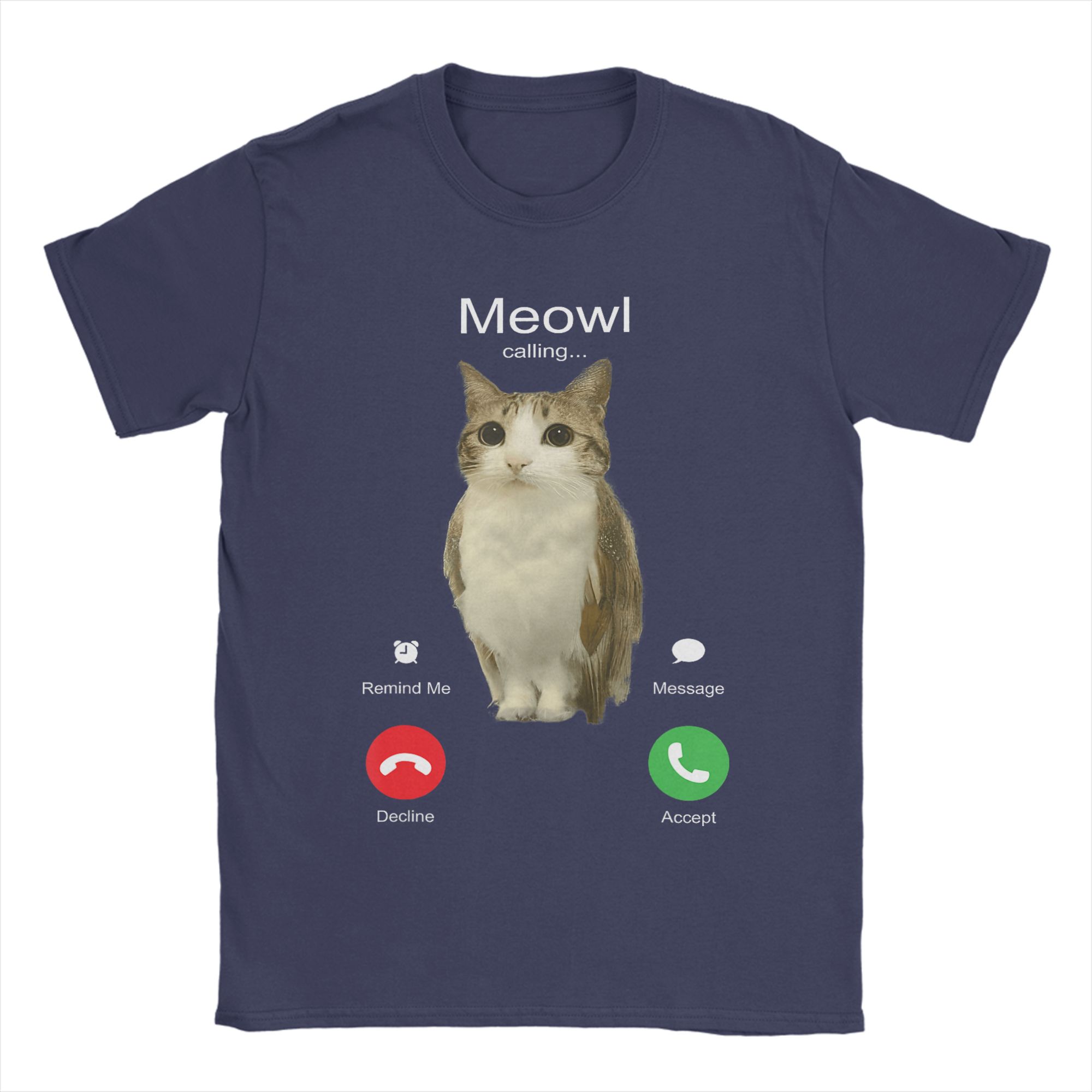 Men TShirt Meowl Is Calling Phone Call Meme Brainrot Funny Cat Owl Cotton Tees Short Sleeve T Shirts Round Neck Clothing 4XL
Men TShirt Meowl Is Calling Phone Call Meme Brainrot Funny Cat Owl Cotton Tees Short Sleeve T Shirts Round Neck Clothing 4XL