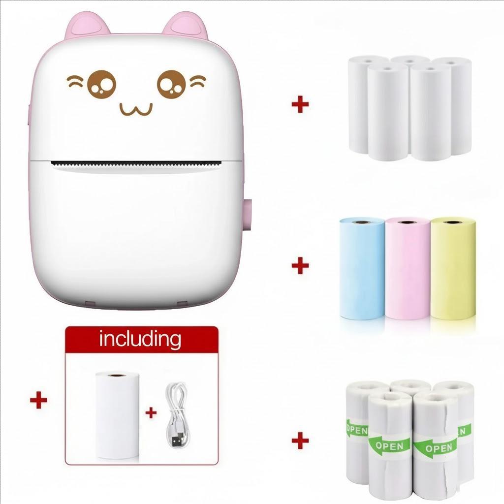 Bluetooth Thermal Printer 3in1 Pocket Label Photo Memo Printer High Resolution 205 DPI No Ink Needed рожевий
Bluetooth Thermal Printer 3in1 Pocket Label Photo Memo Printer High Resolution 205 DPI No Ink Needed рожевий