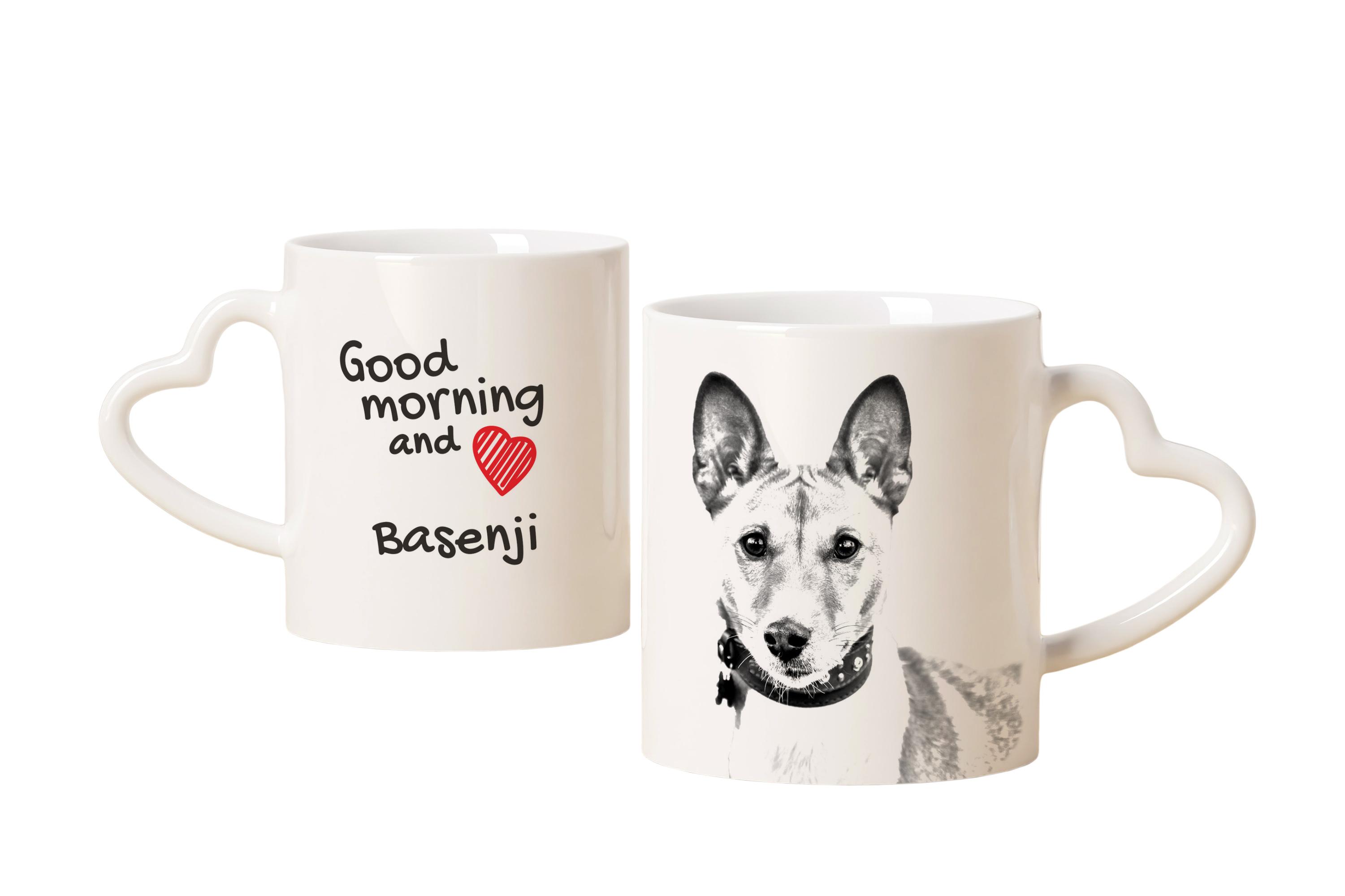 Basenji, African bush dog, Congo dog - cup with a dog, adorable cup with a heart-shaped handle, universal gift from the Art-Dog brand білий
Basenji, African bush dog, Congo dog - cup with a dog, adorable cup with a heart-shaped handle, universal gift from the Art-Dog brand білий
