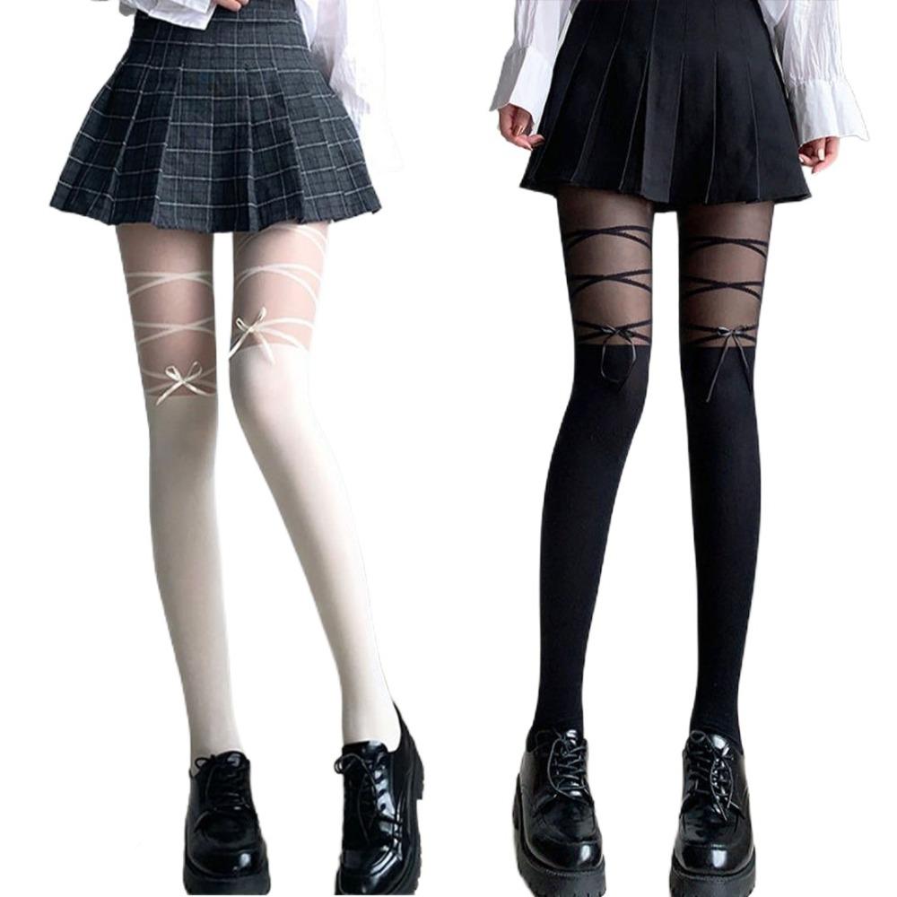 Stockings Bowknot Straps Long Tights Transparent Japanese Cross Mesh Pantyhose Casual Lolita JK
Stockings Bowknot Straps Long Tights Transparent Japanese Cross Mesh Pantyhose Casual Lolita JK