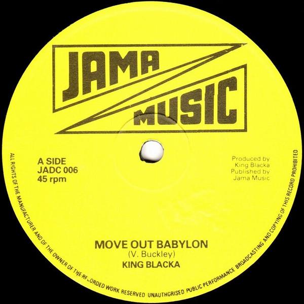 12inch Record KING BLACKA / RONNIE DAVIS - Move Out Babylon / Stay A Little Bi JADC006 Jama Music 1979 UK Reggae, Ska & Dub Used
12inch Record KING BLACKA / RONNIE DAVIS - Move Out Babylon / Stay A Little Bi JADC006 Jama Music 1979 UK Reggae, Ska & Dub Used
