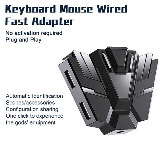Прочная передача без драйверов Plug Play Клавиатура Мышь Проводной быстрый адаптер Игровой компонент Игровой преобразователь
Прочная передача без драйверов Plug Play Клавиатура Мышь Проводной быстрый адаптер Игровой компонент Игровой преобразователь