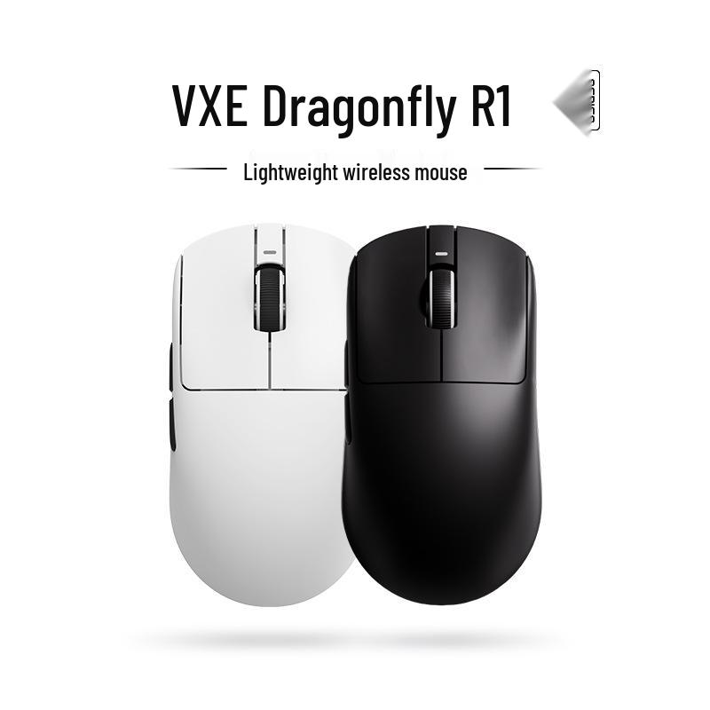 VXE Dragonfly R1 Wireless Gaming Mouse – Ergonomic, Lightweight, Long Battery, PAW3395 Sensor, Holeless Design. Black Dragonfly R1S New Release
VXE Dragonfly R1 Wireless Gaming Mouse – Ergonomic, Lightweight, Long Battery, PAW3395 Sensor, Holeless Design. Black Dragonfly R1S New Release