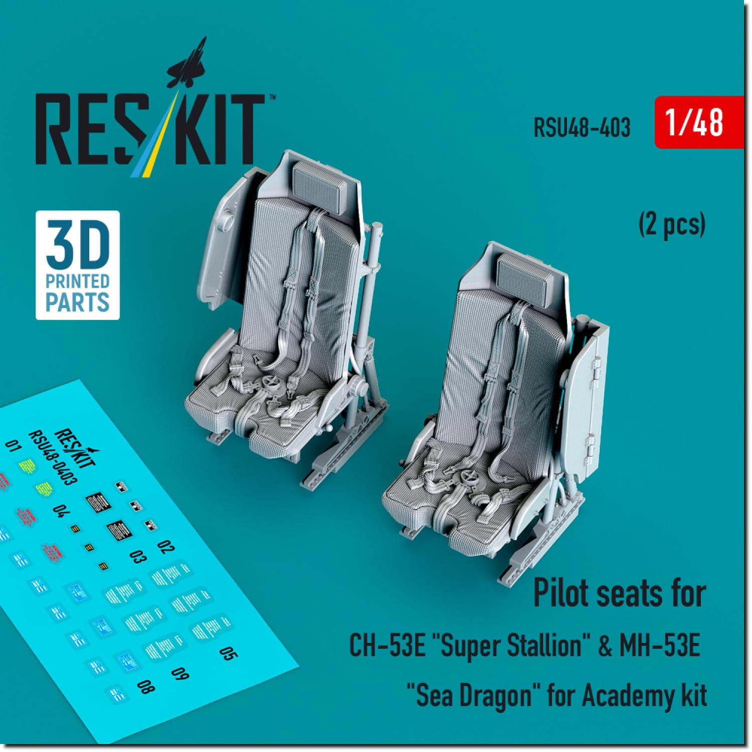 Reskit Кабина 2 шт. Пластиковые детали для модели 1/48 CH-53E/MH-53E (для Академии) RSKU48-0403 (Самолет)
Reskit Кабина 2 шт. Пластиковые детали для модели 1/48 CH-53E/MH-53E (для Академии) RSKU48-0403 (Самолет)