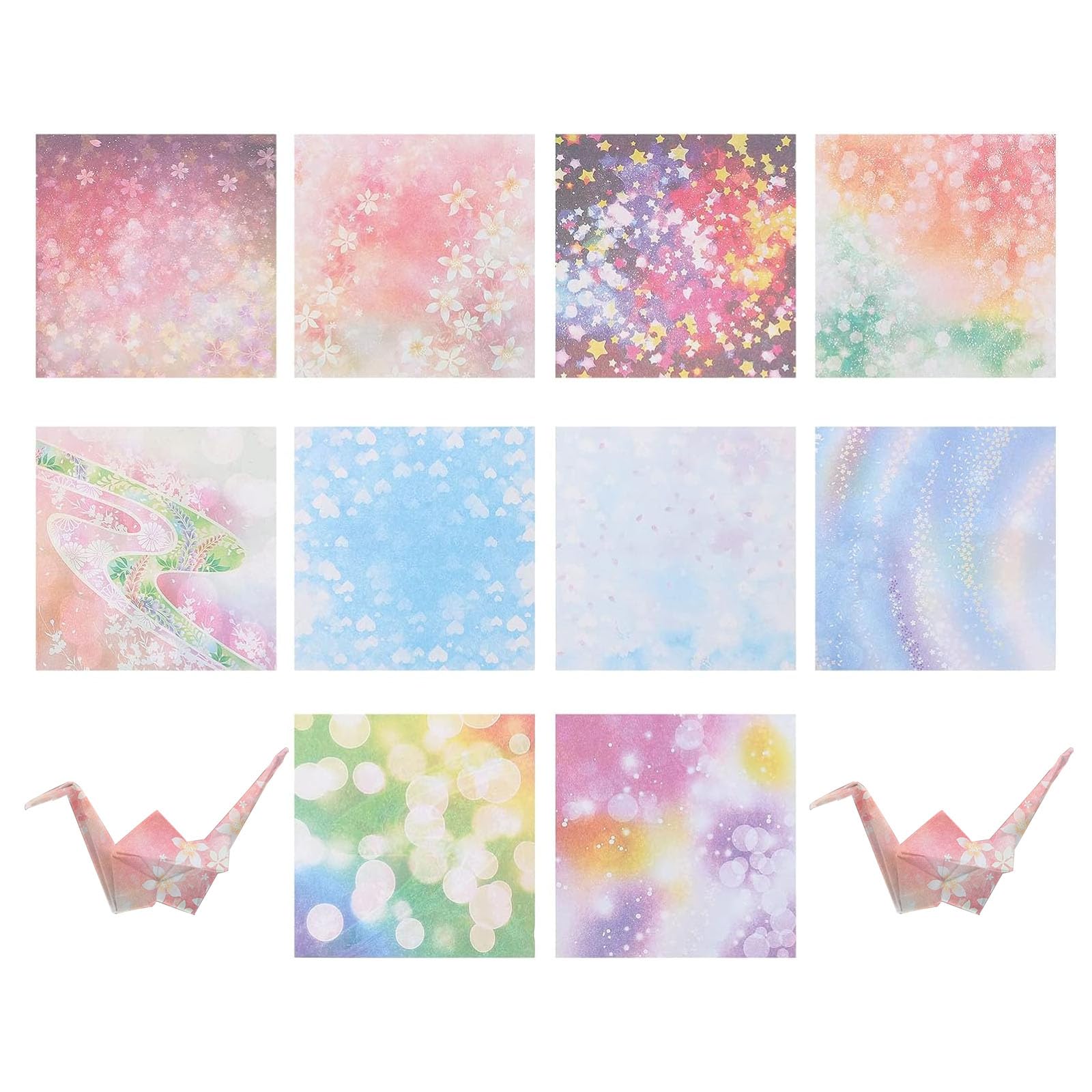 Origami Origami Paper 15x15cm Origami Square Handicrafts for Thousand Cranes DIY Art Colored Paper Set of 100 Double-Sided (Стиль 2)
Origami Origami Paper 15x15cm Origami Square Handicrafts for Thousand Cranes DIY Art Colored Paper Set of 100 Double-Sided (Стиль 2)