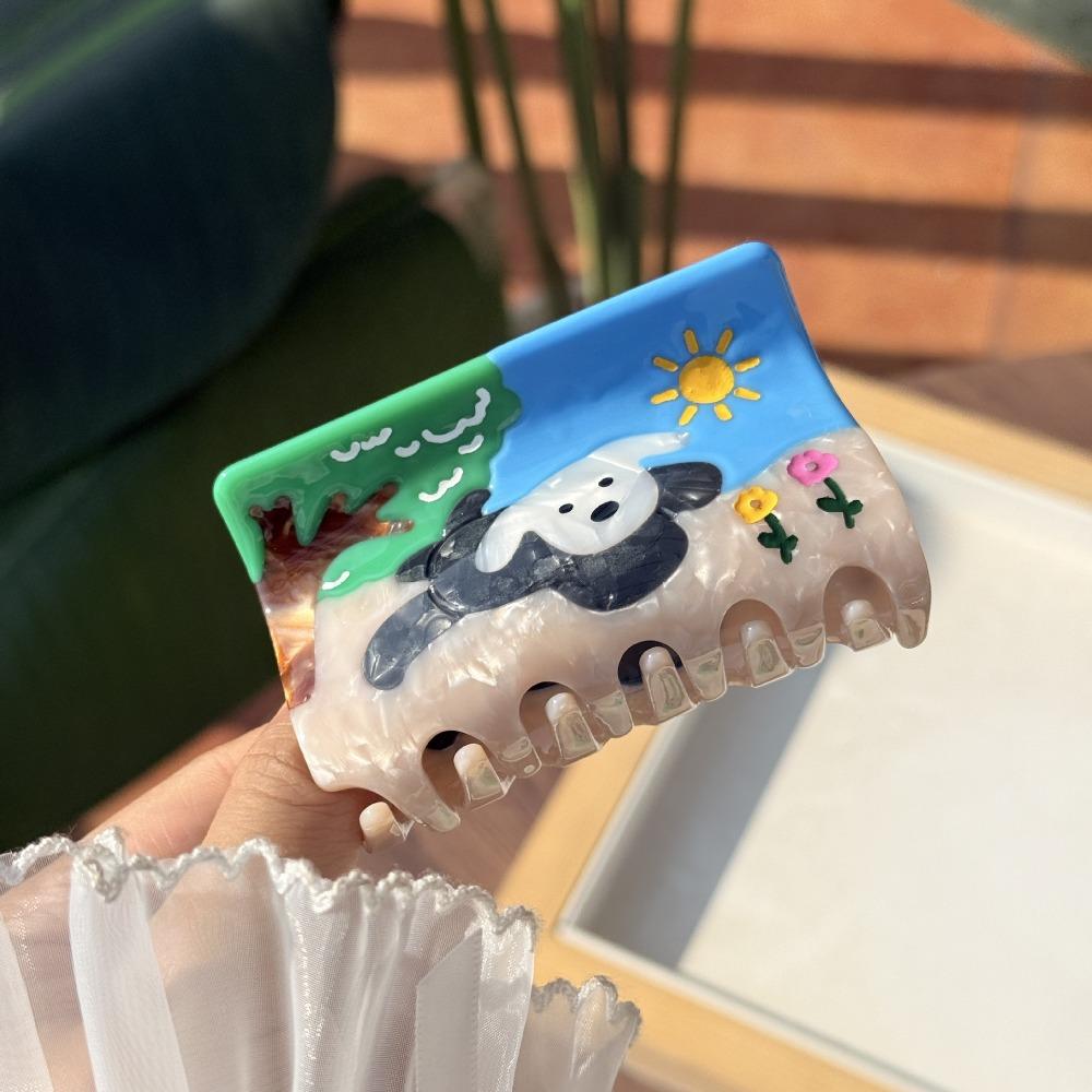 Sweet Golden Retriever Puppy Hair Claw Childishness Acetic Acid Hair Clip Students Style 2
Sweet Golden Retriever Puppy Hair Claw Childishness Acetic Acid Hair Clip Students Style 2