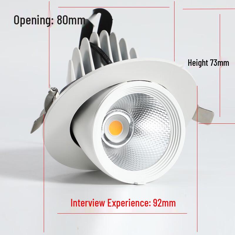 UOSU 5W Recessed Adjustable LED Spotlight, 4000K Neutral White
UOSU 5W Recessed Adjustable LED Spotlight, 4000K Neutral White