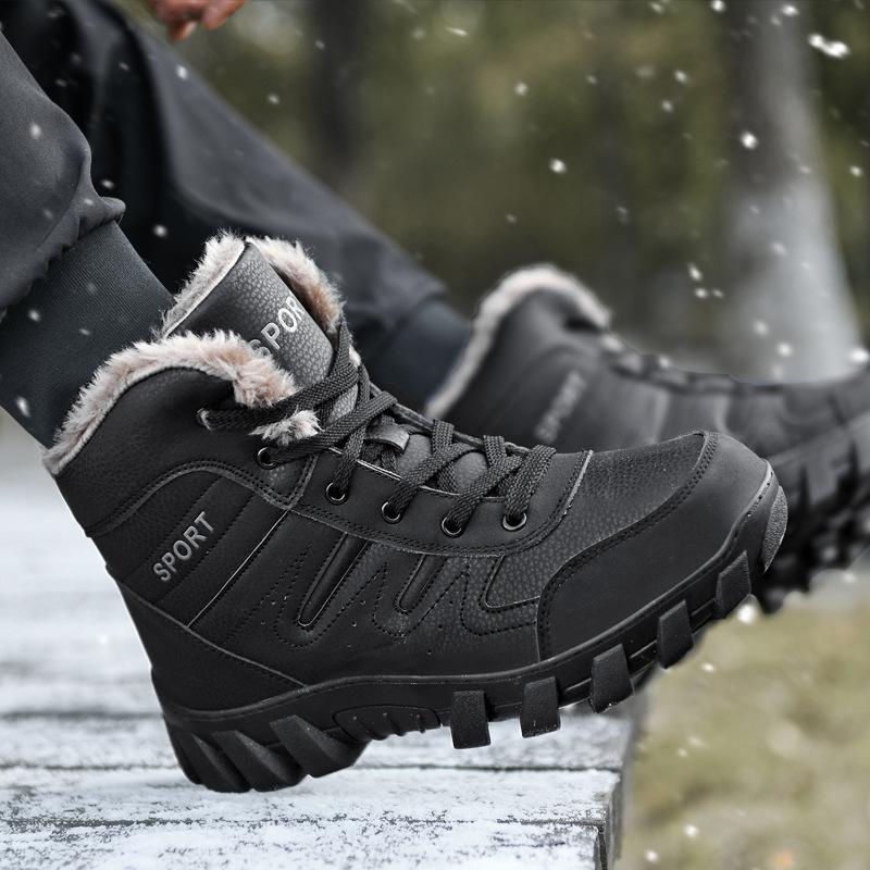 Men s large-size snow boots winter velvet warm outdoor walking cotton boots medium and old thickened cotton shoes 39
Men s large-size snow boots winter velvet warm outdoor walking cotton boots medium and old thickened cotton shoes 39
