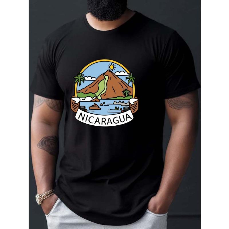 Nicaragua Volcano Pattern Print Men S T-Shirt - Men S T-Shirt, Short-Sleeve T-Shirt, Men S Tee Shirt 4XL
Nicaragua Volcano Pattern Print Men S T-Shirt - Men S T-Shirt, Short-Sleeve T-Shirt, Men S Tee Shirt 4XL