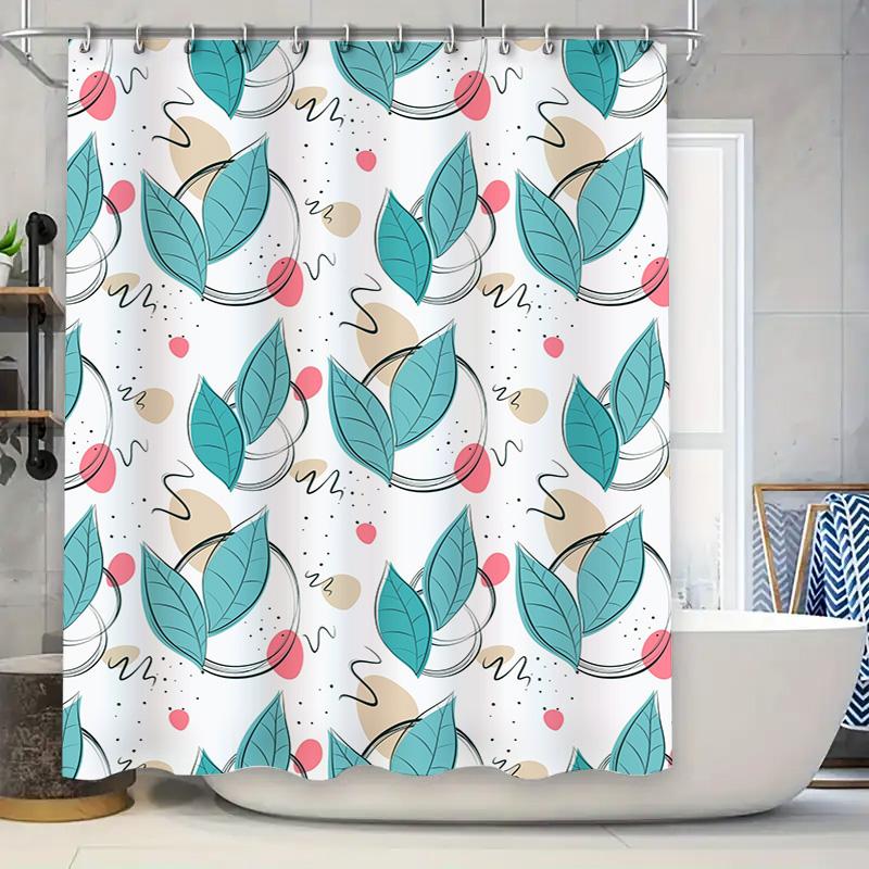 Artistic Leaf Shower Curtain Setblue Green Red White Bathroom Decor Modern Retro Style Waterproof Shower Panels For Home Decorat W60H190(CM)-1 Pcs
Artistic Leaf Shower Curtain Setblue Green Red White Bathroom Decor Modern Retro Style Waterproof Shower Panels For Home Decorat W60H190(CM)-1 Pcs