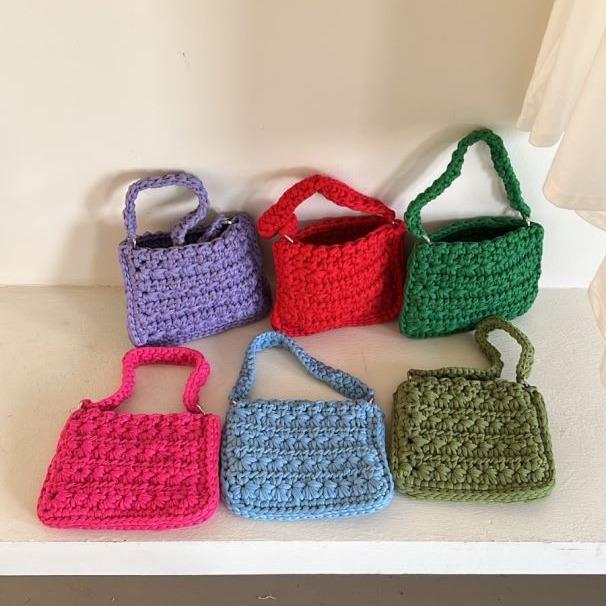 2024 new hand-woven bag, Japanese and Korean spring summer beach bag DIY hand-woven shoulder wrist woven bag
2024 new hand-woven bag, Japanese and Korean spring summer beach bag DIY hand-woven shoulder wrist woven bag