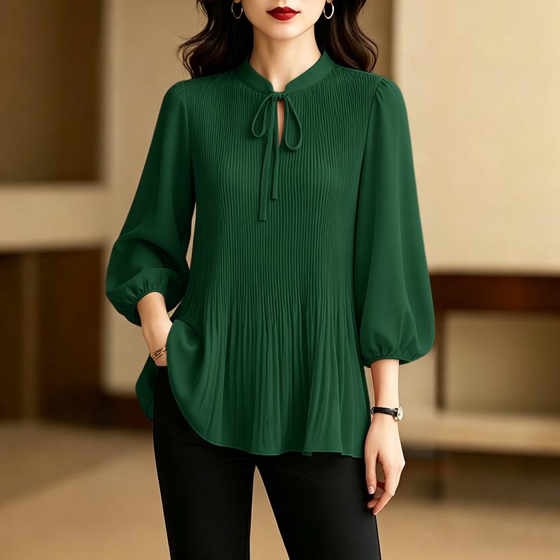 ZANZEA Women Lace-up V-Neck Loose Casual Long Sleeve Pleated Blouse 4XL темно-зелений колір
ZANZEA Women Lace-up V-Neck Loose Casual Long Sleeve Pleated Blouse 4XL темно-зелений колір