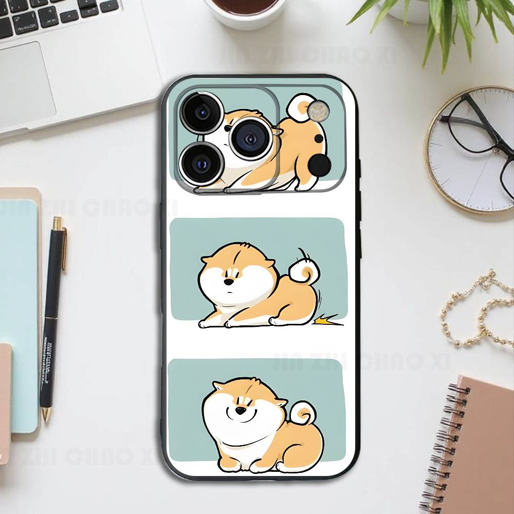 Funny Dog Corgi Black Phone Case For IPhone 17 16 15 14 13 12 13 12 11 Pro Max Plus XS XR Silicone Soft Back Cover iPhone17
Funny Dog Corgi Black Phone Case For IPhone 17 16 15 14 13 12 13 12 11 Pro Max Plus XS XR Silicone Soft Back Cover iPhone17