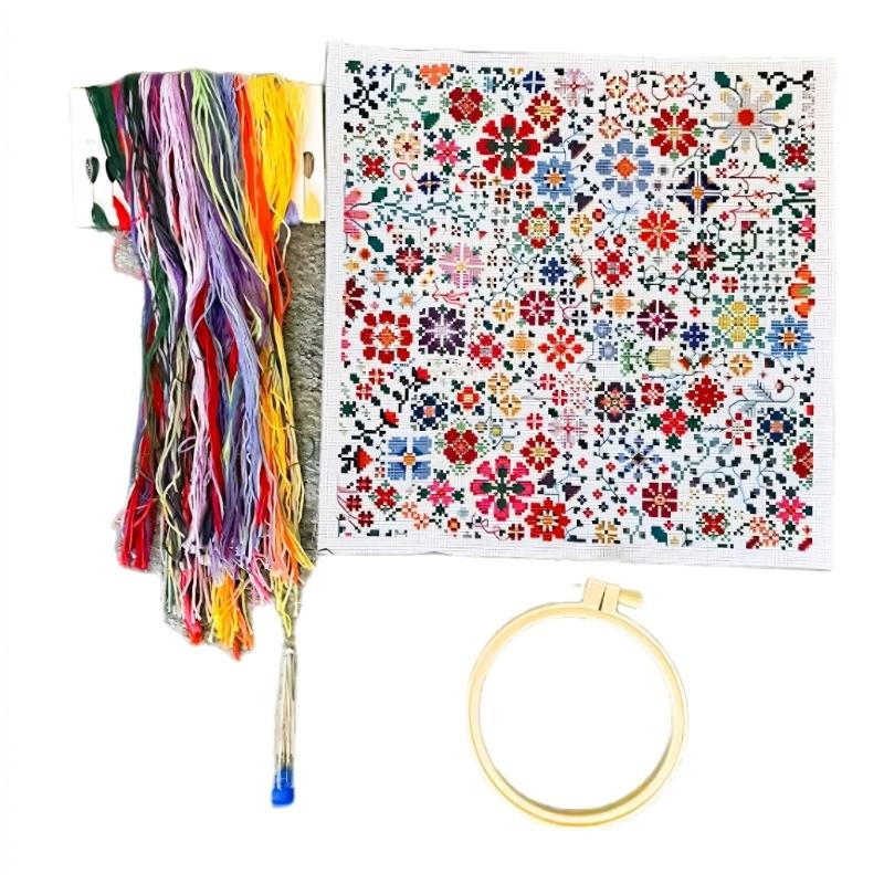 Creative Daily Flower Crosses Stitching Set with Accessories for Experts to Create Beautiful Home Decoration 1
Creative Daily Flower Crosses Stitching Set with Accessories for Experts to Create Beautiful Home Decoration 1