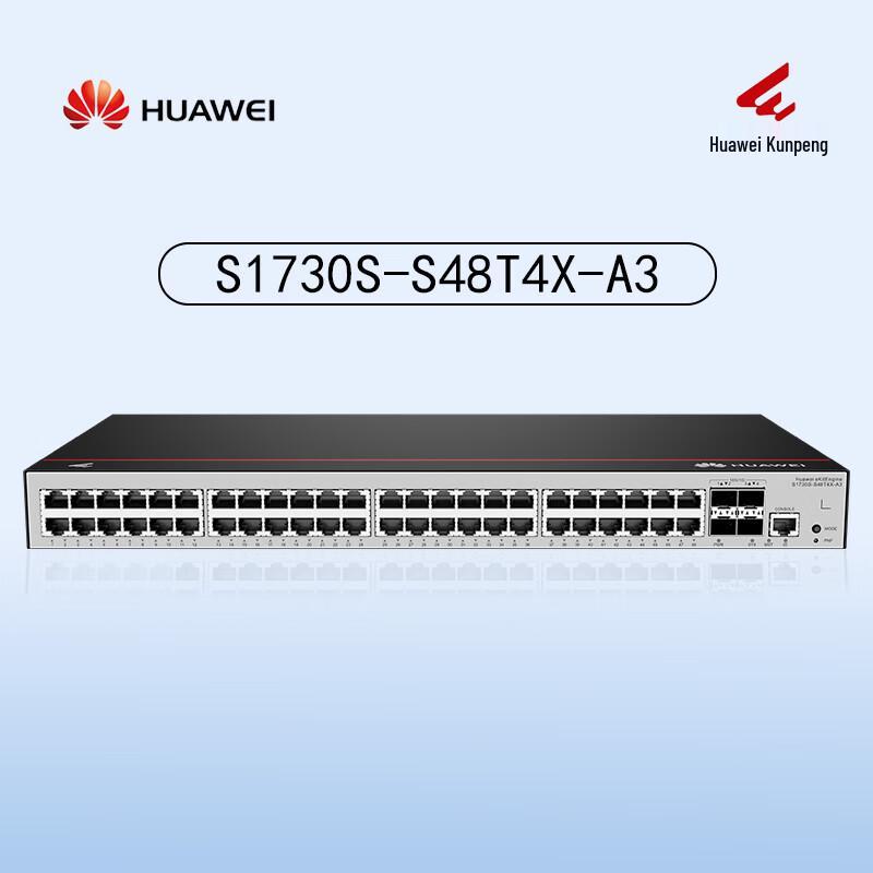 HUAWEI Kunlun S1730S-S48T4X-A3 Managed Network Switch
HUAWEI Kunlun S1730S-S48T4X-A3 Managed Network Switch