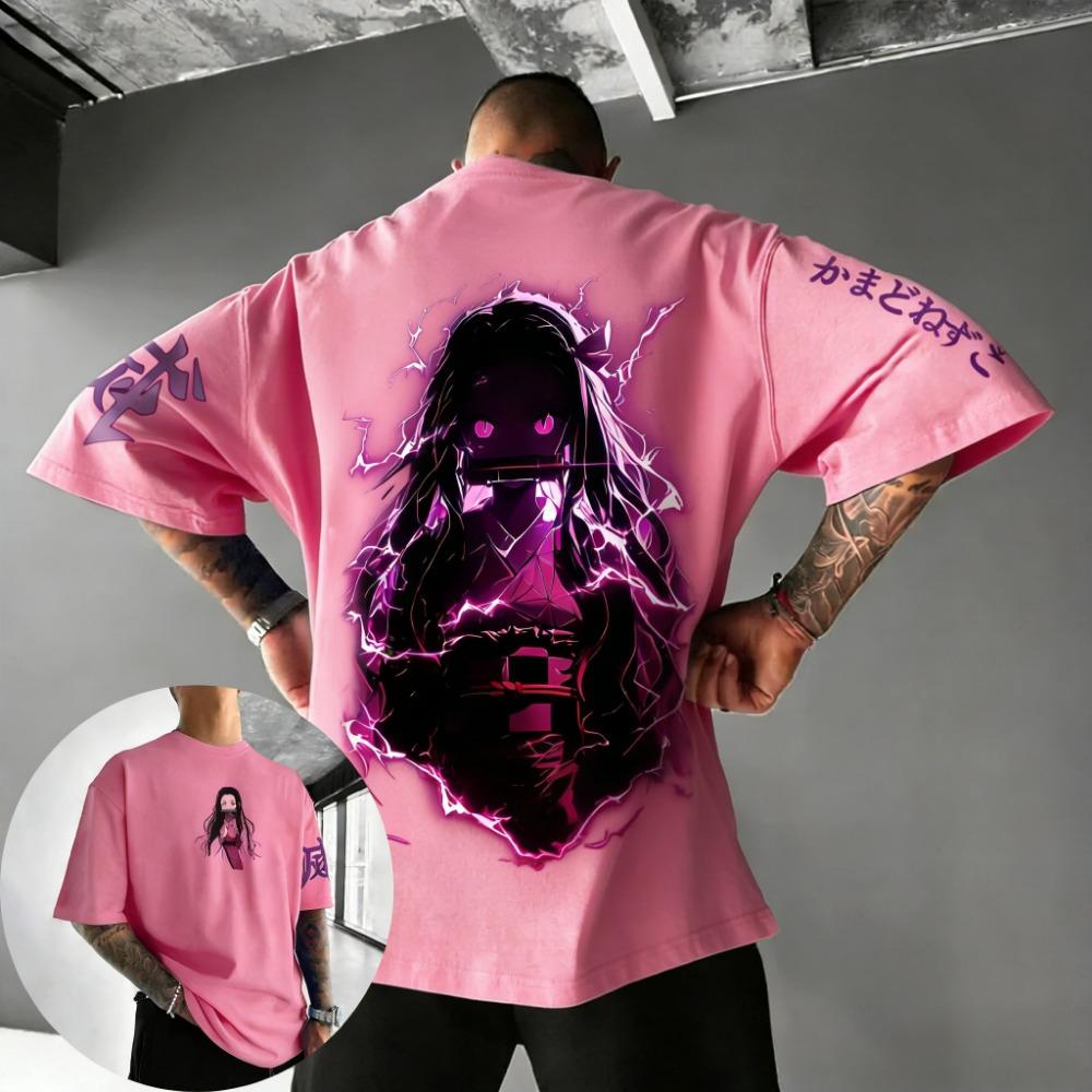 Men s and women s summer T-shirts anime casual loose top 6XL
Men s and women s summer T-shirts anime casual loose top 6XL
