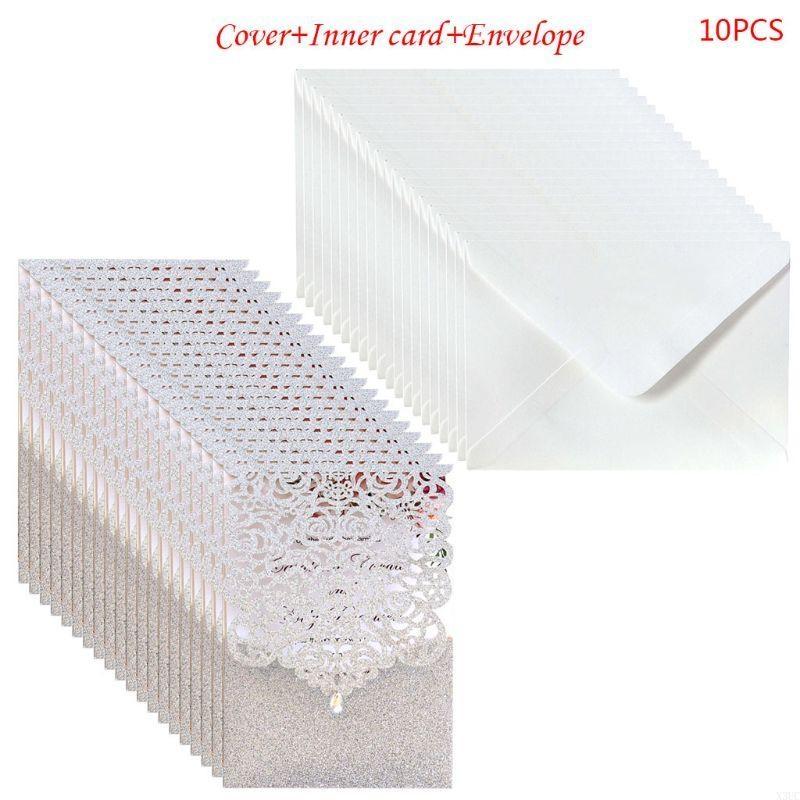 Cut Glitter Greeting Card 10pcs/set Handmade Crafts Projects Supplies for Home Baby Shower Party Cards Making X3UC срібний
Cut Glitter Greeting Card 10pcs/set Handmade Crafts Projects Supplies for Home Baby Shower Party Cards Making X3UC срібний