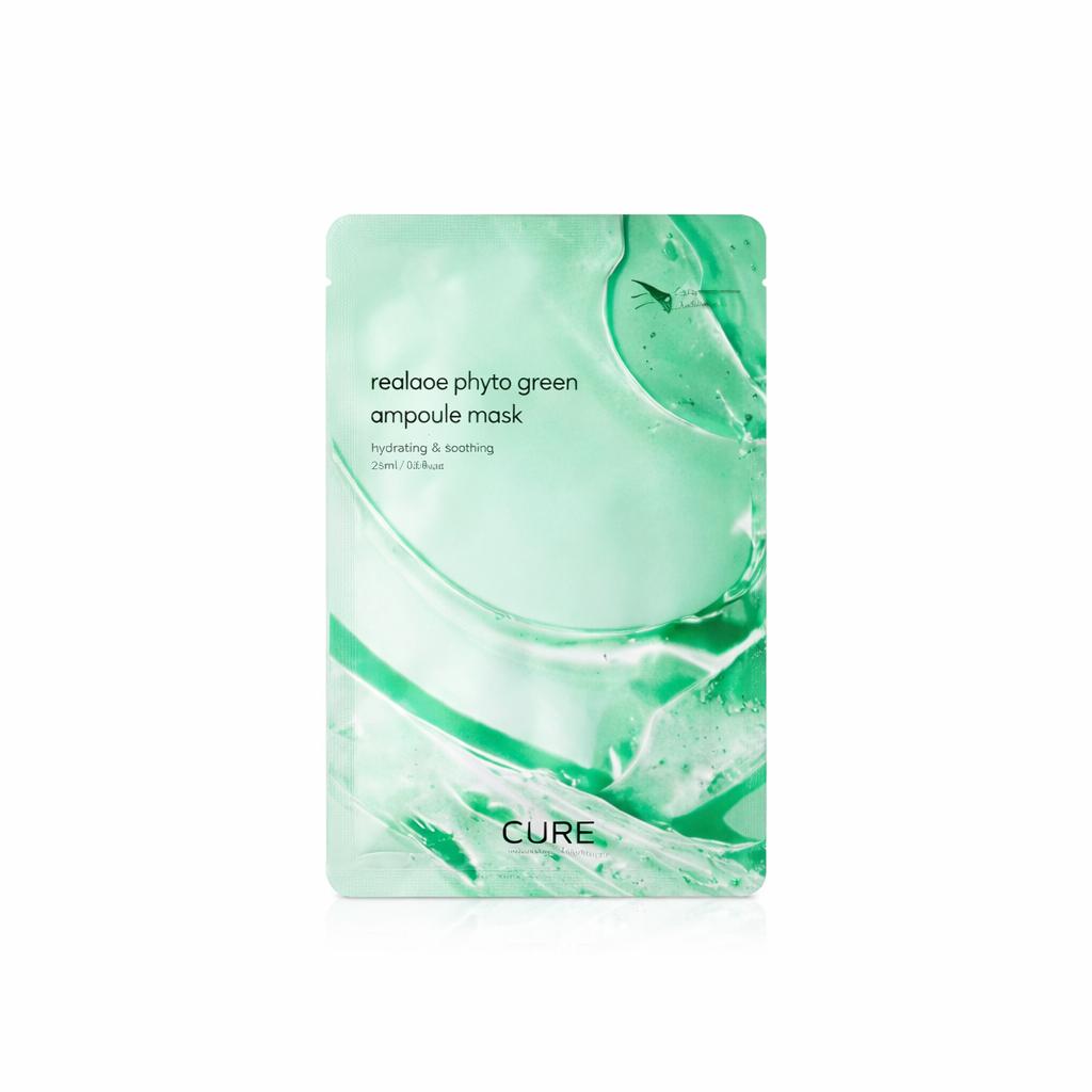 KIMJEONGMOONALOE CURE Real Aloe Phyto Green Ampoule Mask Hydrating & Soothing Sheet Mask 10 Sheets x2
KIMJEONGMOONALOE CURE Real Aloe Phyto Green Ampoule Mask Hydrating & Soothing Sheet Mask 10 Sheets x2
