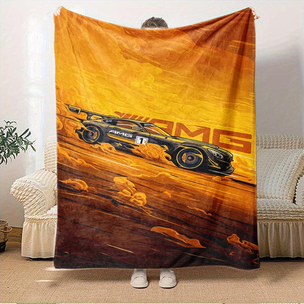 For RacingCar,AMG,Speed-Themed Flannel Blanket, Glam Style, Digital Print, All-Season Comfort, Tear-Resistant, Knitted Craftsmanship, Polyes 150x180cm
For RacingCar,AMG,Speed-Themed Flannel Blanket, Glam Style, Digital Print, All-Season Comfort, Tear-Resistant, Knitted Craftsmanship, Polyes 150x180cm