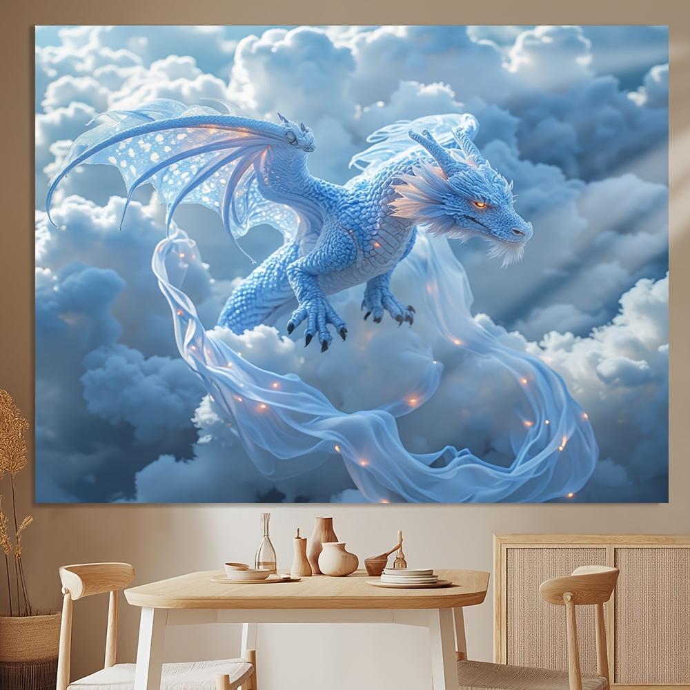 1pc Blue Cloud Dragon Background Banner Durable Polyester No Electricity Needed Perfect for Holiday Decorations Golden Wall 74x94cm(29x37in)
1pc Blue Cloud Dragon Background Banner Durable Polyester No Electricity Needed Perfect for Holiday Decorations Golden Wall 74x94cm(29x37in)