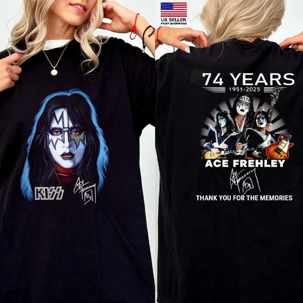 Rip Ace Frehley Shirt, Memories 1951-2025 Signature TShirt - Multicolors, S-5XL Unisex T-Shirt M
Rip Ace Frehley Shirt, Memories 1951-2025 Signature TShirt - Multicolors, S-5XL Unisex T-Shirt M
