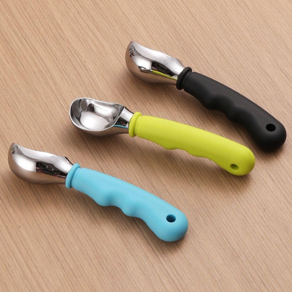 Ergonomic Handle Ice Cream Scoop Creative Ice Cream Ball Digger Outdoor Use зелений
Ergonomic Handle Ice Cream Scoop Creative Ice Cream Ball Digger Outdoor Use зелений