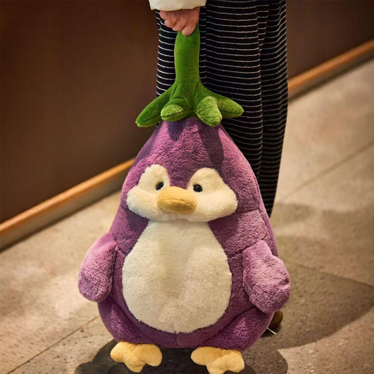 Creative Penguin Plush Doll: Eggplant Transformation Toy for Baby Girls Birthday Gift 25 cm
Creative Penguin Plush Doll: Eggplant Transformation Toy for Baby Girls Birthday Gift 25 cm