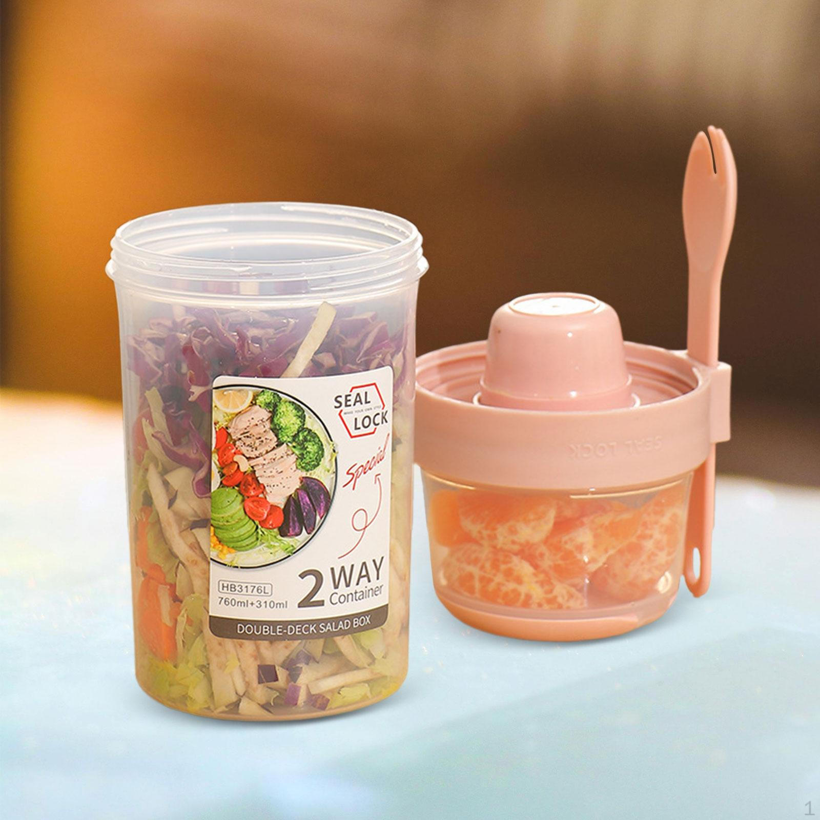 Чашка для завтрака, салата, хлопьев, двухслойный универсальный контейнер для обеда, десерта розовый
Чашка для завтрака, салата, хлопьев, двухслойный универсальный контейнер для обеда, десерта розовый