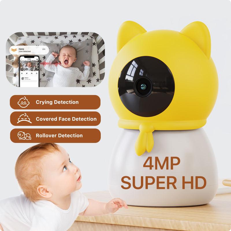 ZOSI C516 WiFi Камера для спостереження за дитиною Двосторонній звук Нічне бачення Обертова HD 4MP Камера з 64G TF-картою A
ZOSI C516 WiFi Камера для спостереження за дитиною Двосторонній звук Нічне бачення Обертова HD 4MP Камера з 64G TF-картою A