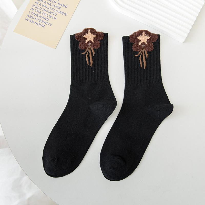 Women s Cute Japanese-Style Bear Socks - Autumn/Winter College Trend Long Tube Little Bear Series Women s Socks
Women s Cute Japanese-Style Bear Socks - Autumn/Winter College Trend Long Tube Little Bear Series Women s Socks