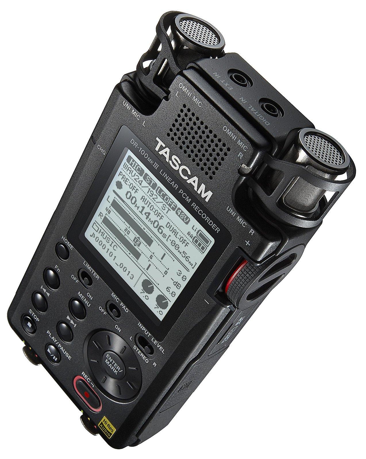 TASCAM Stereo Linear PCM Recorder High Resolution Handy Recorder Youtube ASMR Music Wild Bird Railway Recording DR-100MK3 24bit/192kHz
TASCAM Stereo Linear PCM Recorder High Resolution Handy Recorder Youtube ASMR Music Wild Bird Railway Recording DR-100MK3 24bit/192kHz