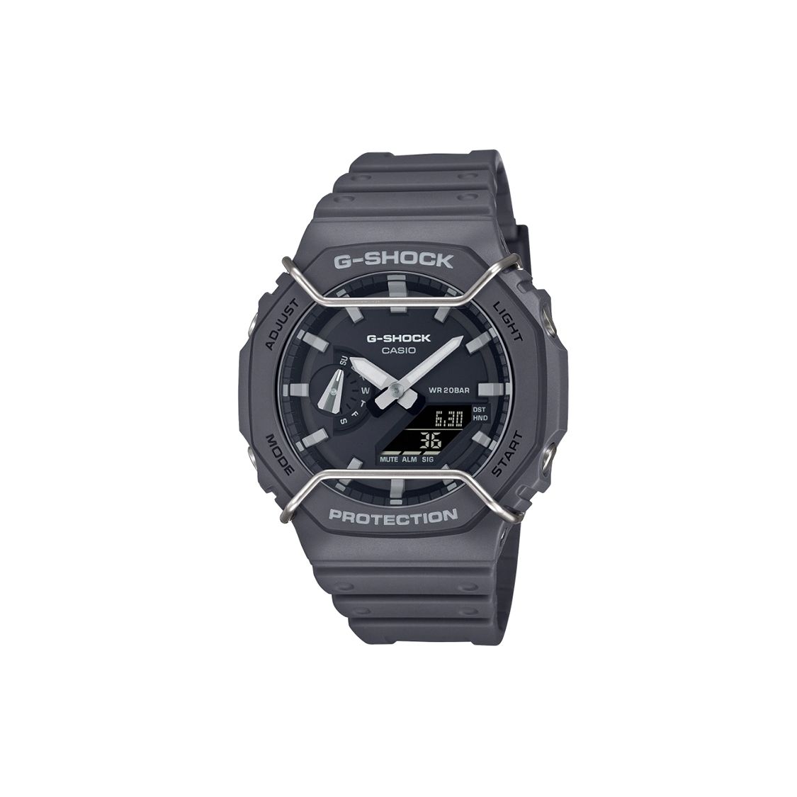 Casio G-Shock Octagonal Series Dual Display Sports Watch Men Watches Gray GA-2100PTS-8APR Gray
Casio G-Shock Octagonal Series Dual Display Sports Watch Men Watches Gray GA-2100PTS-8APR Gray
