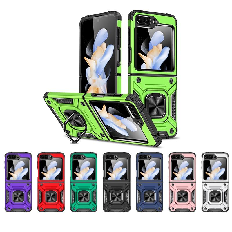 Бронированный чехол с защитой от падения для Samsung Galaxy Z Flip5 Flip 5 Zflip5 5G противоударный чехол-подставка с кольцом на палец for Samsung Z Flip 5 чёрный 
Бронированный чехол с защитой от падения для Samsung Galaxy Z Flip5 Flip 5 Zflip5 5G противоударный чехол-подставка с кольцом на палец for Samsung Z Flip 5 чёрный