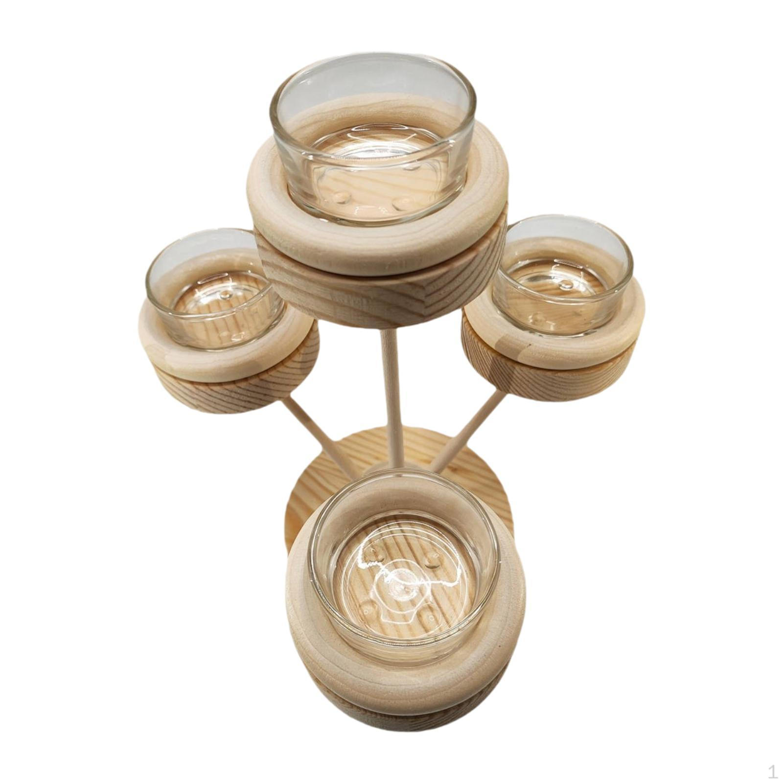 Candlestick Votive Candle Stand Desk Wooden Glass Tealight Holder Cup
Candlestick Votive Candle Stand Desk Wooden Glass Tealight Holder Cup