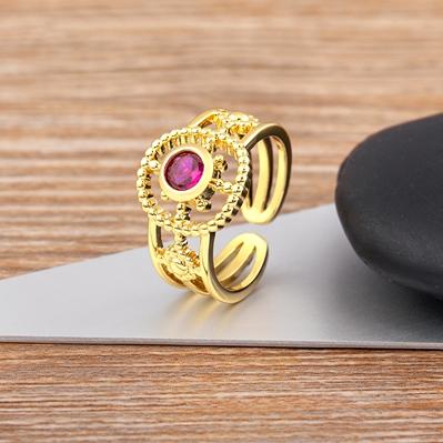 Nidin Fashion Wedding Ring for Women Dazzling Round Hollow Zirconia Luxury Lady Accessories Trendy Delicate Jewelry Adjustable
Nidin Fashion Wedding Ring for Women Dazzling Round Hollow Zirconia Luxury Lady Accessories Trendy Delicate Jewelry Adjustable