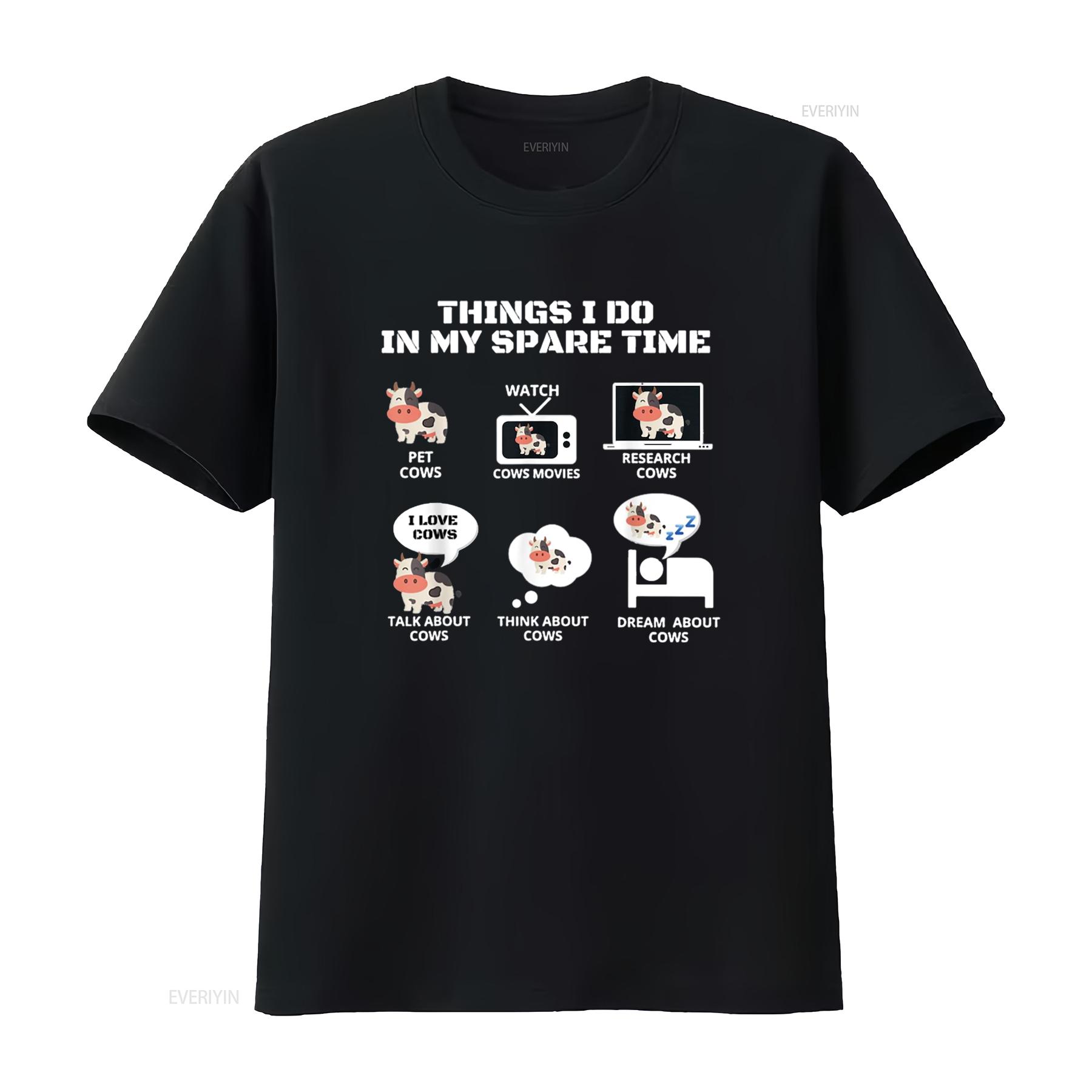 6 Things I Do In My Spare Time Farmer Cow Print Stuff T Shirt Black Small vintage Washed Versatile Breathable designer clothes 4XL
6 Things I Do In My Spare Time Farmer Cow Print Stuff T Shirt Black Small vintage Washed Versatile Breathable designer clothes 4XL