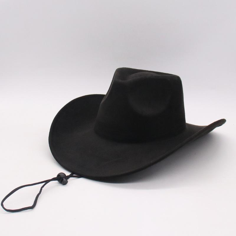 Western Cowboy Roll-Up Edge Large Edge Cowboy Hat Light Hat Imitation Leather Velvet Jazz Hat Protective Riding Hat One size fits all (j taoniu)
Western Cowboy Roll-Up Edge Large Edge Cowboy Hat Light Hat Imitation Leather Velvet Jazz Hat Protective Riding Hat One size fits all (j taoniu)