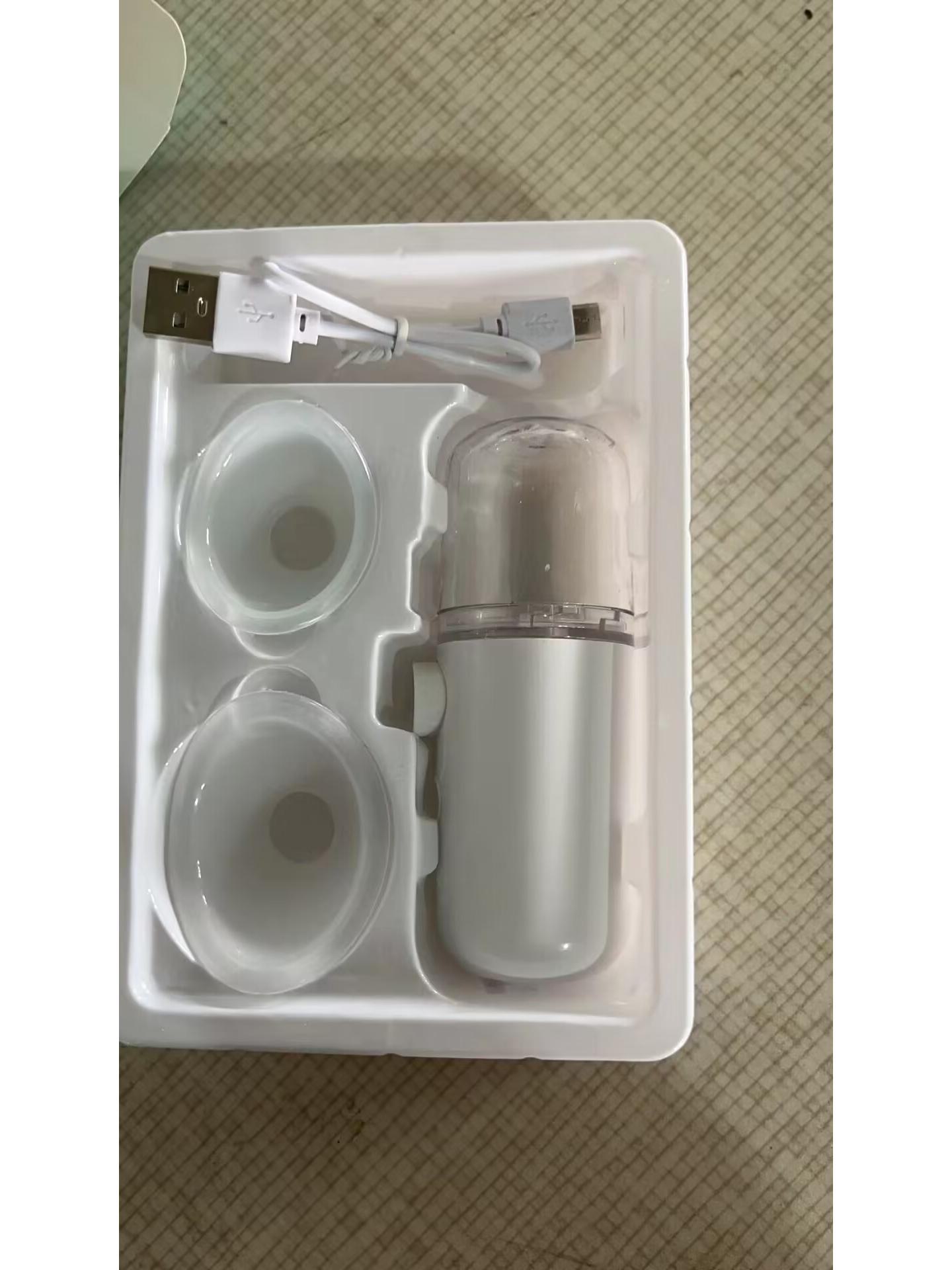 Электрический нано-увлажнитель для глаз и спрей для лица белый
Электрический нано-увлажнитель для глаз и спрей для лица белый