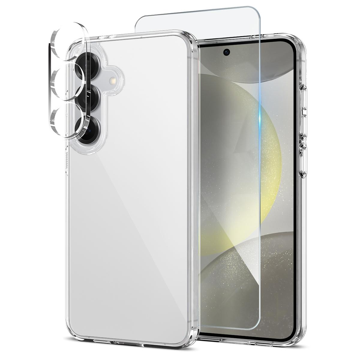 NORTHJO For Samsung Galaxy S24+ Case PC+TPU Phone Cover Set with Front Screen Protector+Lens Film Transparent
NORTHJO For Samsung Galaxy S24+ Case PC+TPU Phone Cover Set with Front Screen Protector+Lens Film Transparent