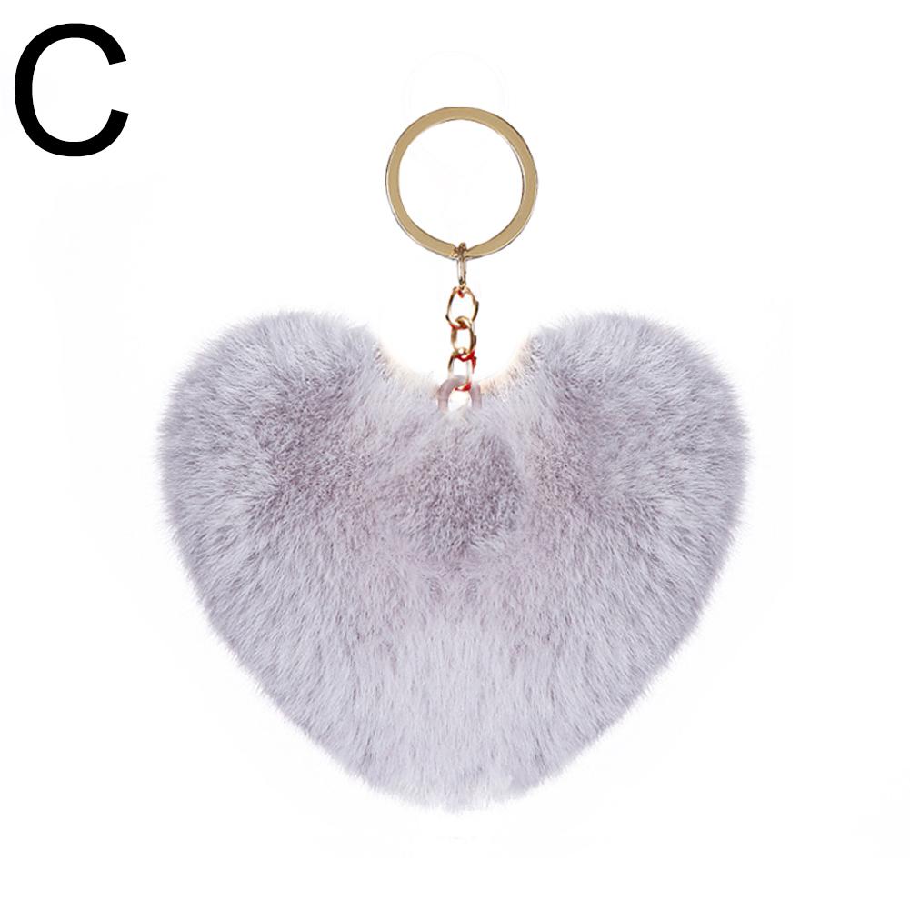 Large Heart Pompom Key Chain For Women Rainbow Plush Ball Keychain Car Bag Pendant Fashion Jewelry Fluffy Love Pompons Keyring сірий
Large Heart Pompom Key Chain For Women Rainbow Plush Ball Keychain Car Bag Pendant Fashion Jewelry Fluffy Love Pompons Keyring сірий