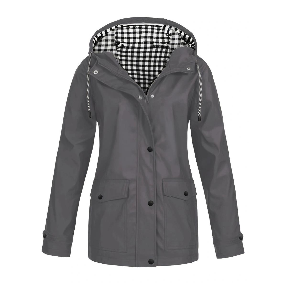 Autumn Winter 2-in-1 Plaid Hooded Waterproof Outdoor Hiking Jacket, 3-in-1 Detachable Waterproof Outdoor Mountaineering Coat XXXL сірий колір
Autumn Winter 2-in-1 Plaid Hooded Waterproof Outdoor Hiking Jacket, 3-in-1 Detachable Waterproof Outdoor Mountaineering Coat XXXL сірий колір