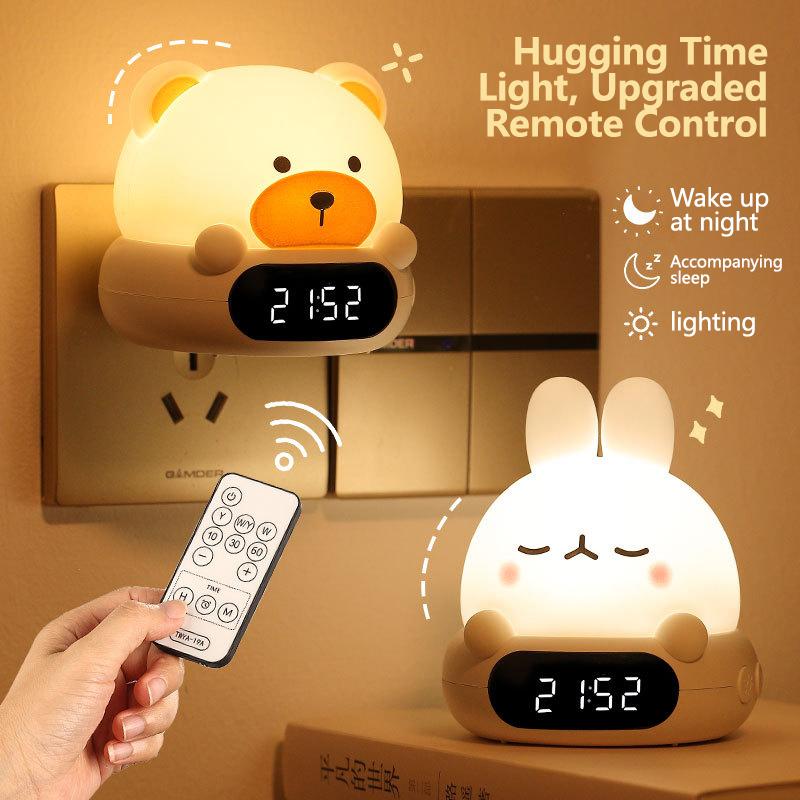 Rechargeable Silicone Cute Pet Pat Lamp Silicone Pluggable Bedside Lamp Clock Night Light Remote Control Children s Bedroom Lamp
Rechargeable Silicone Cute Pet Pat Lamp Silicone Pluggable Bedside Lamp Clock Night Light Remote Control Children s Bedroom Lamp