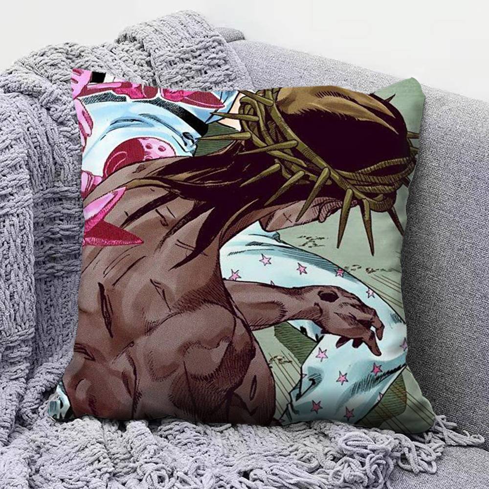 Steel Ball Run MManga JOJO Pillow Covers Home Sofa Cushion Covers and Aecorative Custom 30X30cm
Steel Ball Run MManga JOJO Pillow Covers Home Sofa Cushion Covers and Aecorative Custom 30X30cm