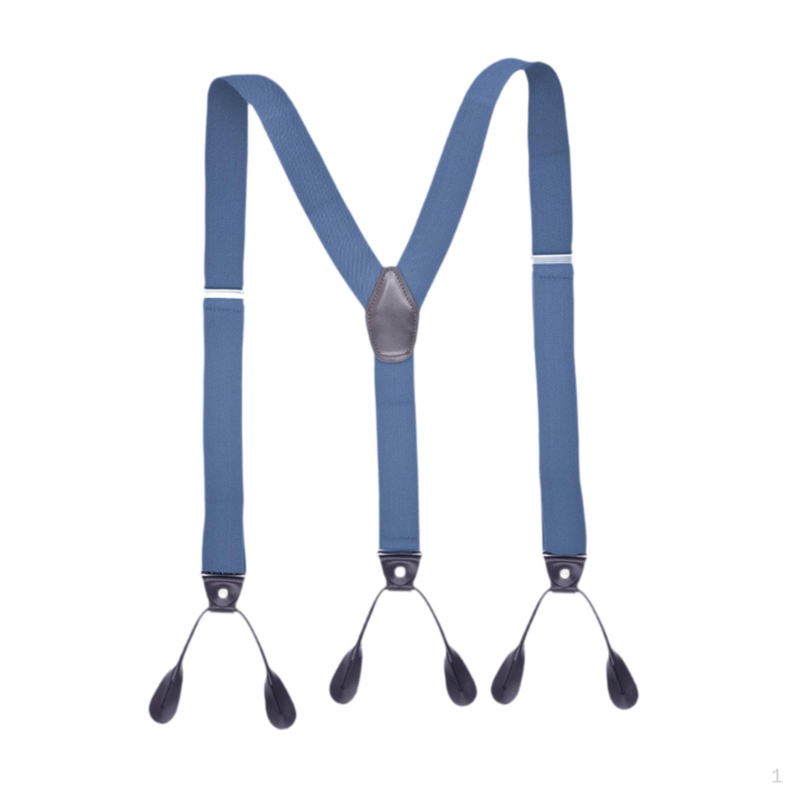Мужские подтяжки регулируемые 6 зажимов брюки подтяжки для джинсов бизнес светло-синий
Мужские подтяжки регулируемые 6 зажимов брюки подтяжки для джинсов бизнес светло-синий