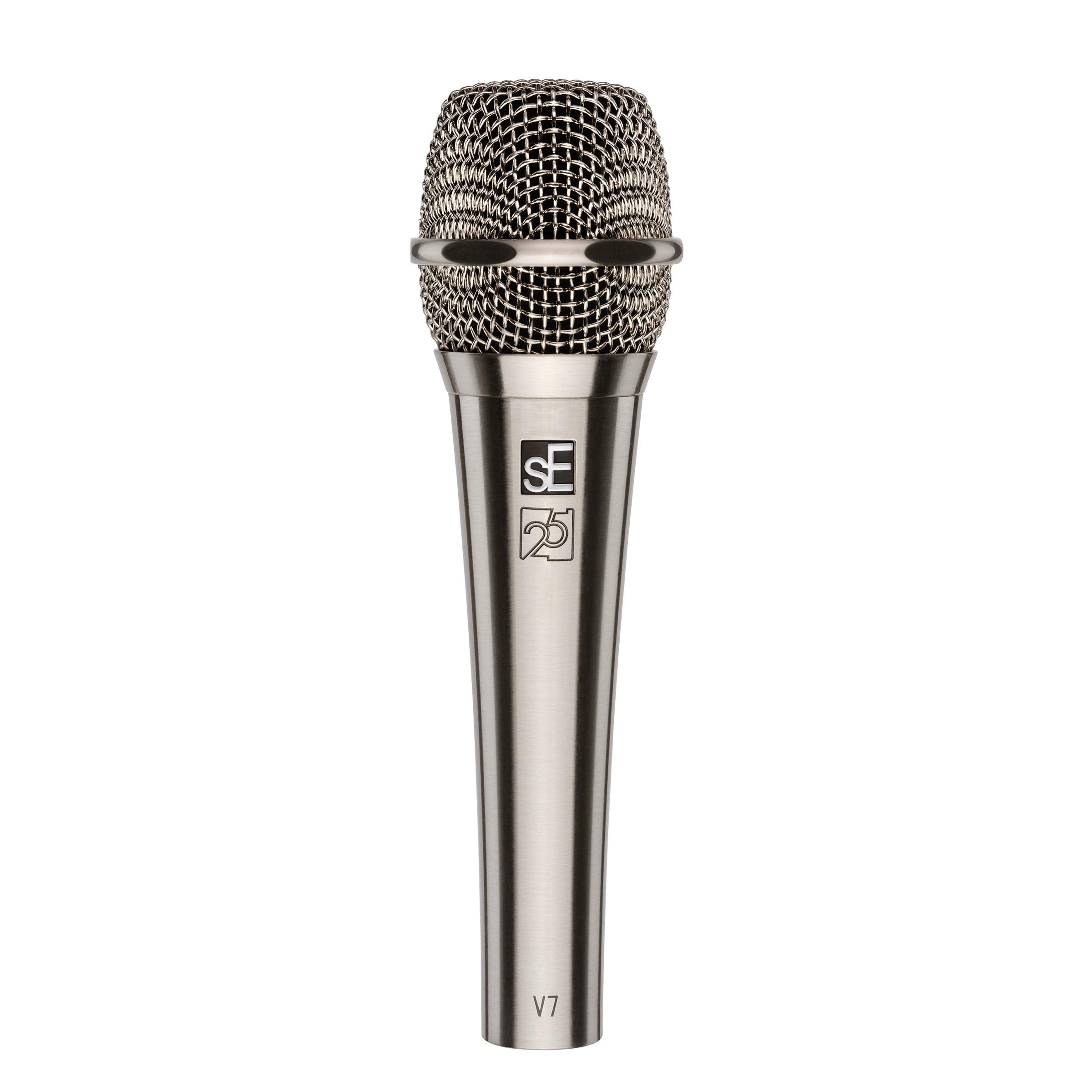 sE Electronics V7 Anniversary Edition Handheld Dynamic Microphone Supercardioid Nickel-25th
sE Electronics V7 Anniversary Edition Handheld Dynamic Microphone Supercardioid Nickel-25th