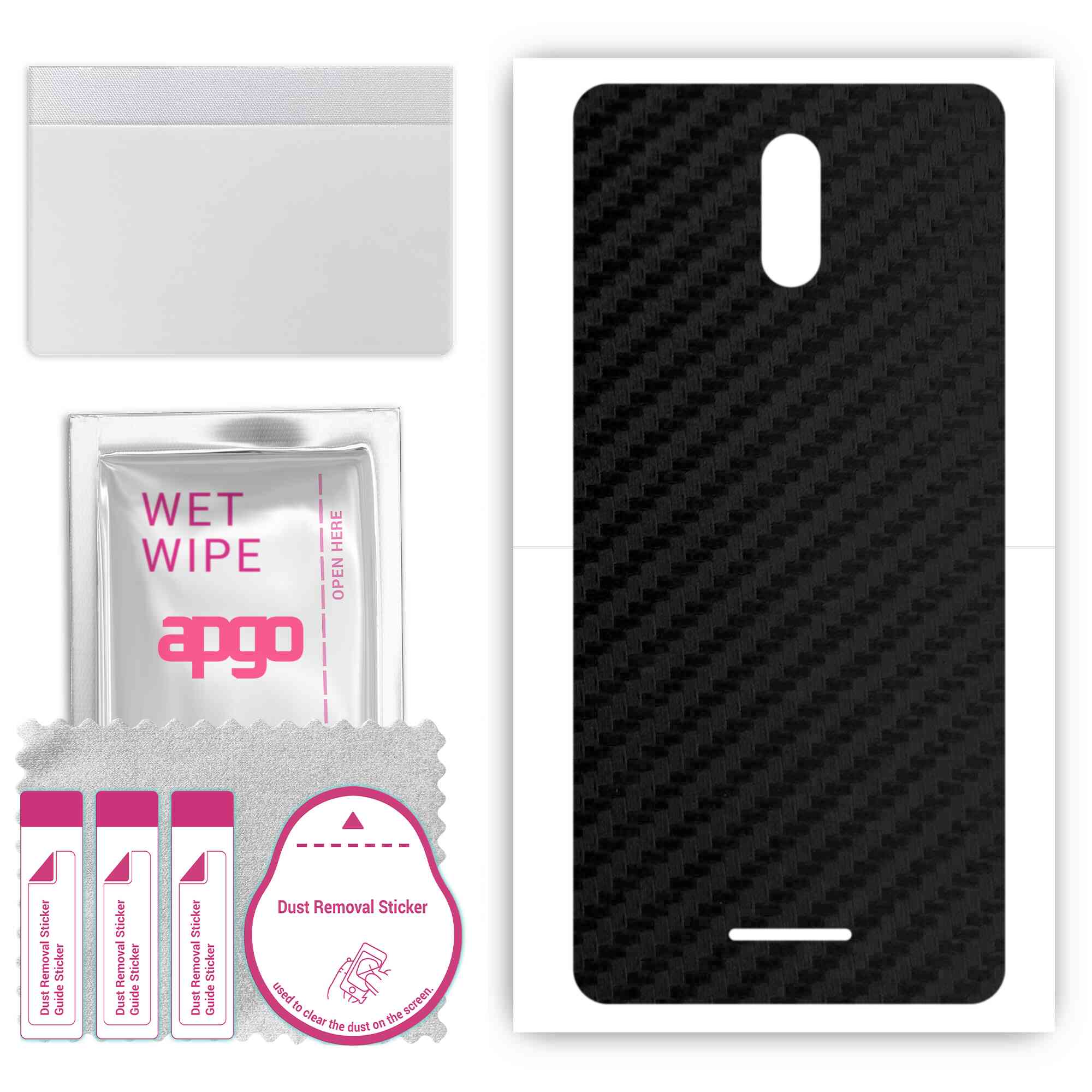 apgo Protective Skin Sticker for the back compatible with Wiko Sunny 5, Wrap Film, Foil, Vinyl - Pattern Carbon Black
apgo Protective Skin Sticker for the back compatible with Wiko Sunny 5, Wrap Film, Foil, Vinyl - Pattern Carbon Black