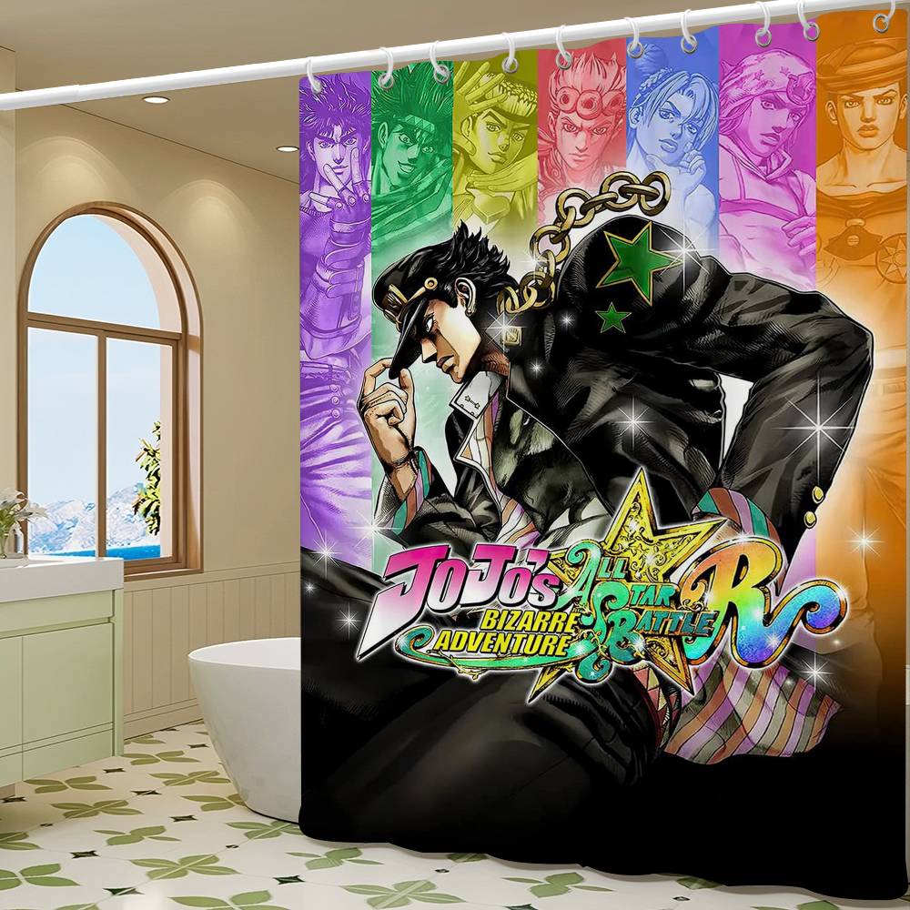 Классическое Аниме JoJo s Bizarre Простая Занавеска для Душа в Ванную Защитная Перегородка Душ Быстросохнущая Можно Стирать Легкая Ванна 90x180 cm
Классическое Аниме JoJo s Bizarre Простая Занавеска для Душа в Ванную Защитная Перегородка Душ Быстросохнущая Можно Стирать Легкая Ванна 90x180 cm